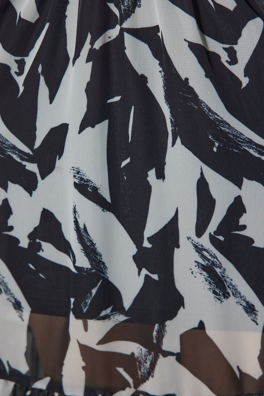 rienda「knitコンビスリットフレアワンピース」|ワンピース|