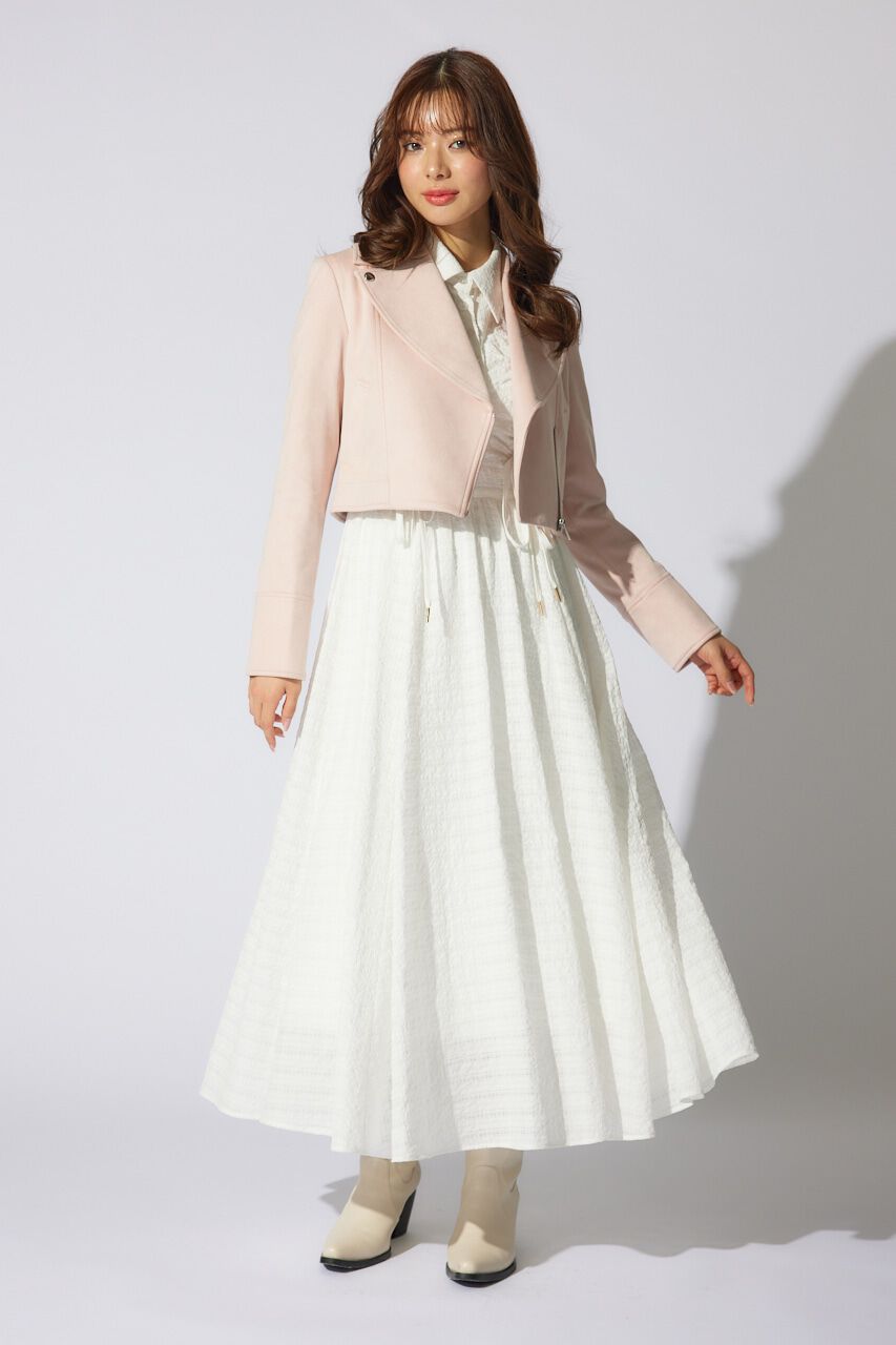 rienda「フェイクスエードライダースジャケット」|その他|