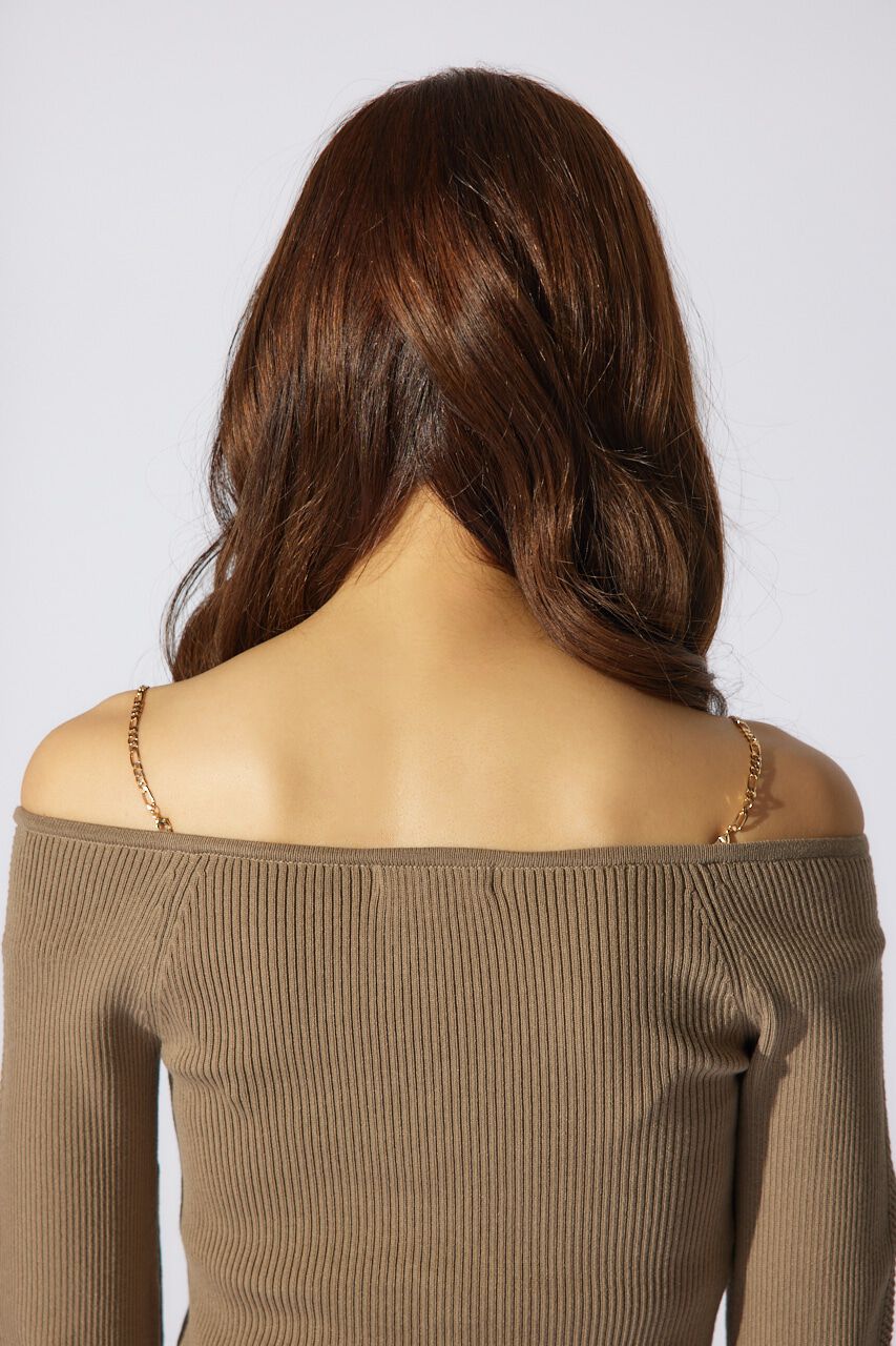 rienda「manywayオフショルニットトップス」|ニット・セーター|