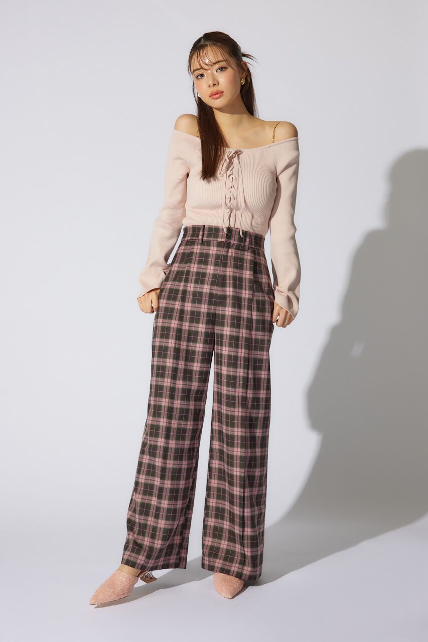 rienda「manywayオフショルニットトップス」|ニット・セーター|