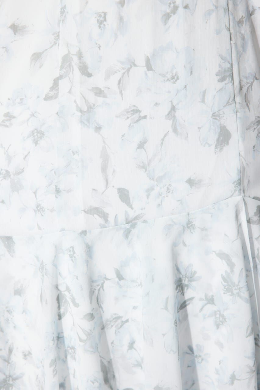 rienda「フリルフラワーロングワンピース」|ワンピース|