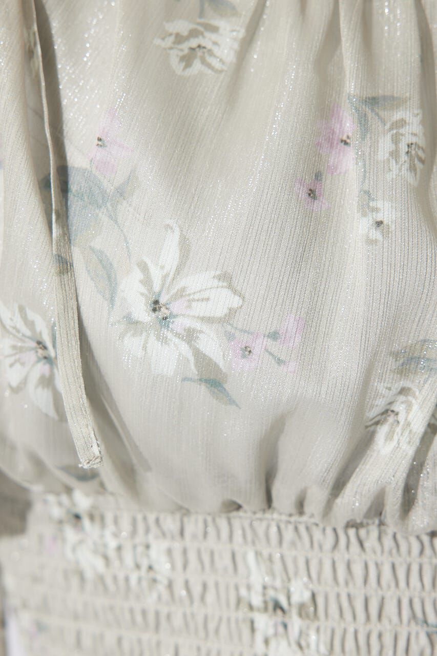 rienda「パフスリーブシャーリングブラウス」|シャツ・ブラウス|