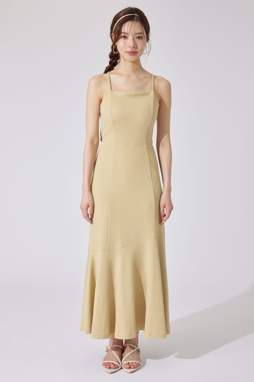 rienda「カップ付きマーメイドキャミワンピース」|ワンピース|