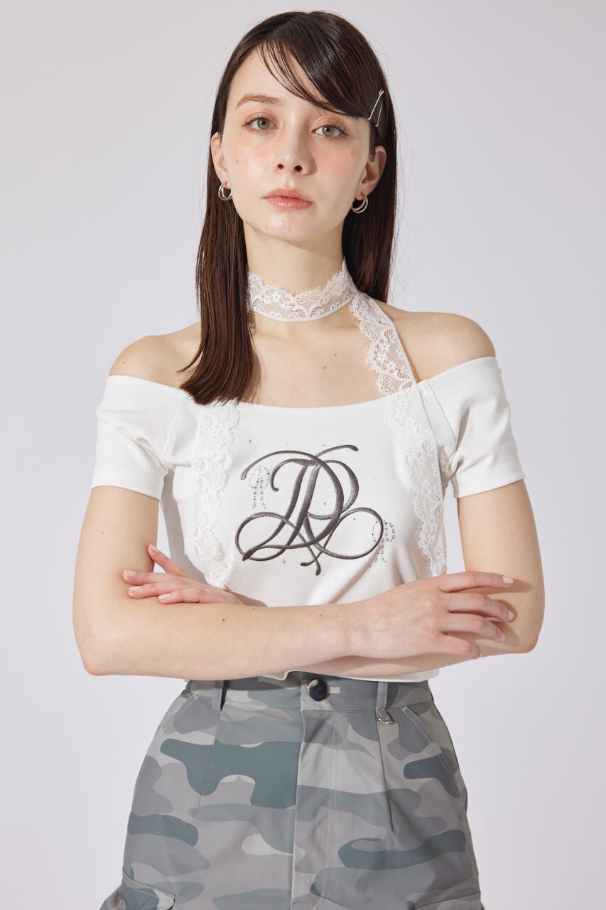 rienda「2WAYオフショルTシャツ」|Tシャツ・カットソー|