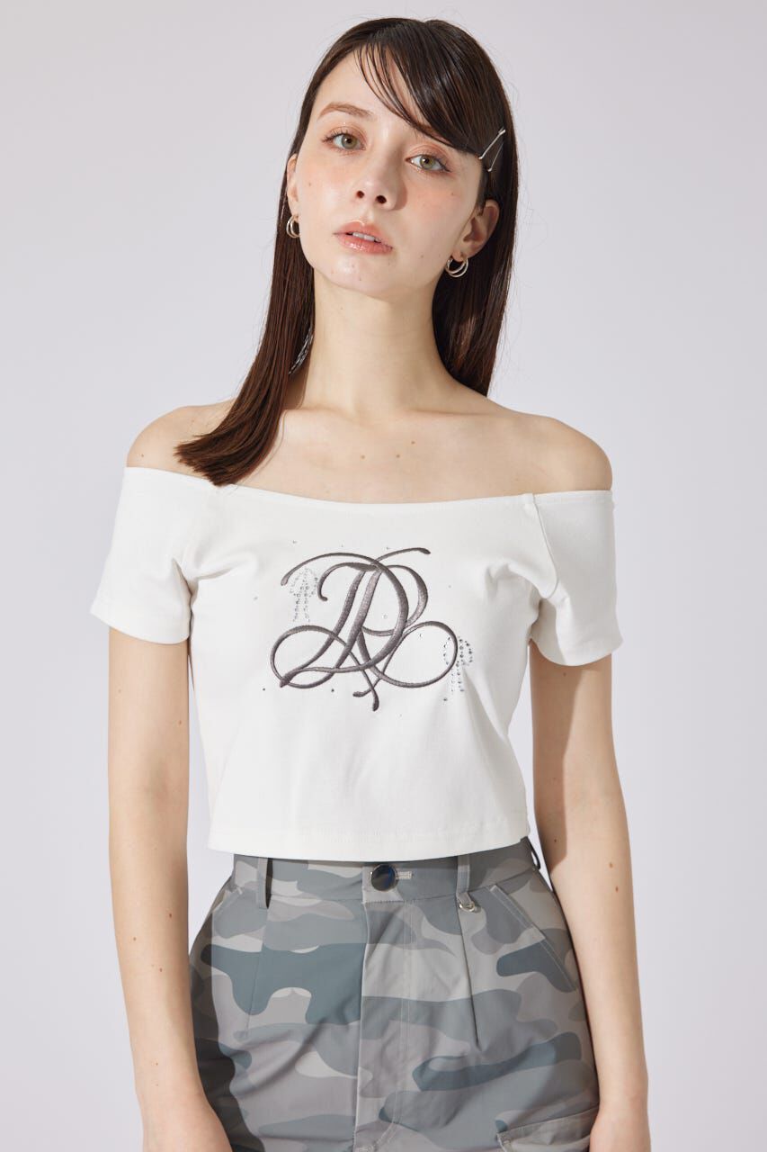 rienda「2WAYオフショルTシャツ」|Tシャツ・カットソー|