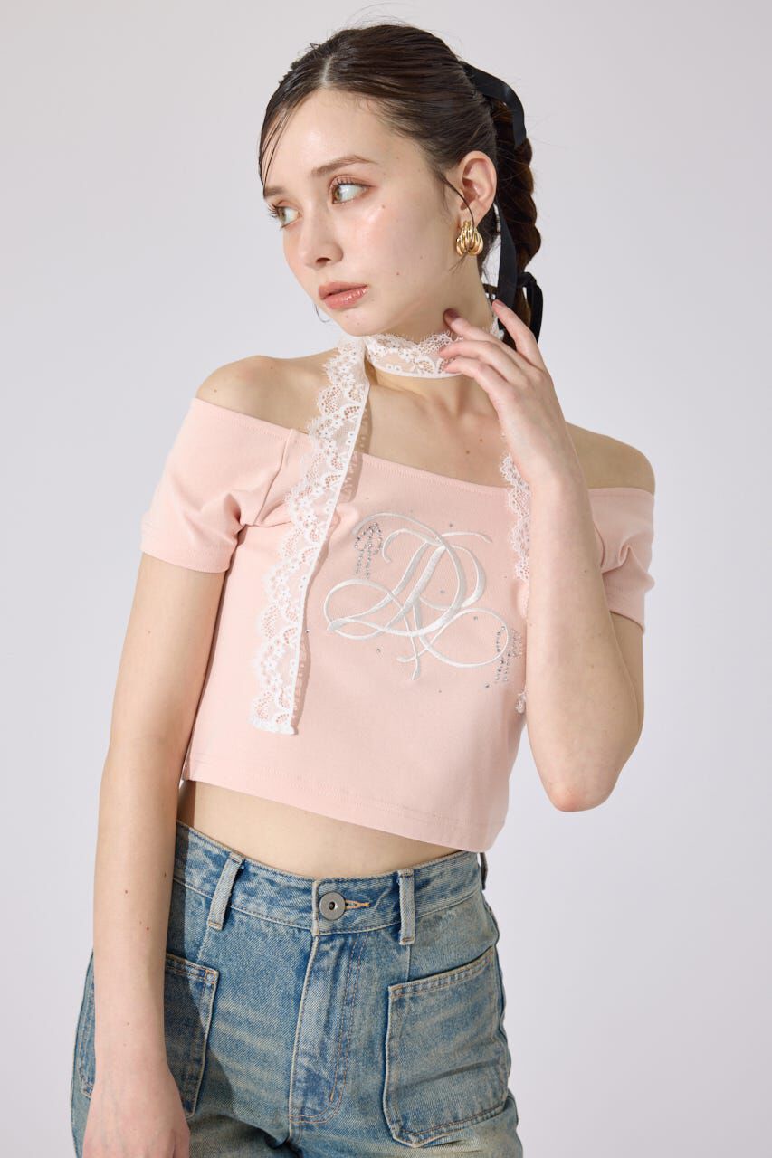 rienda「2WAYオフショルTシャツ」|Tシャツ・カットソー|