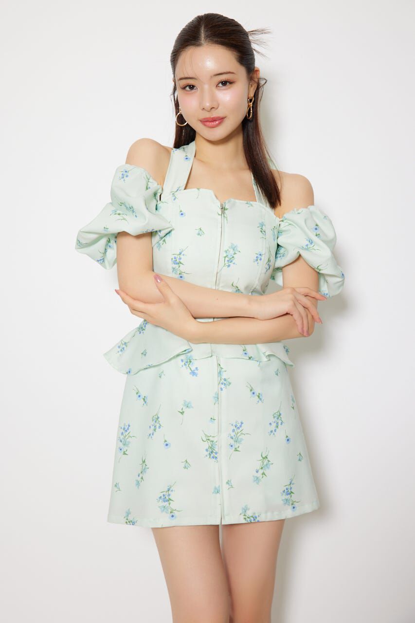 rienda「2WAYオフショルベアワンピース」|ワンピース|L/BLU1