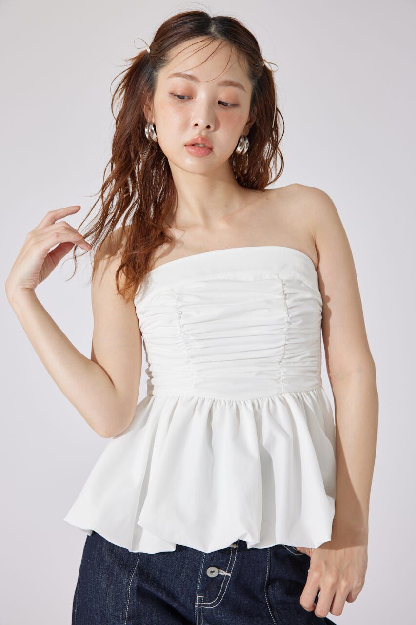 rienda「ペプラムベアトップス」|シャツ・ブラウス|
