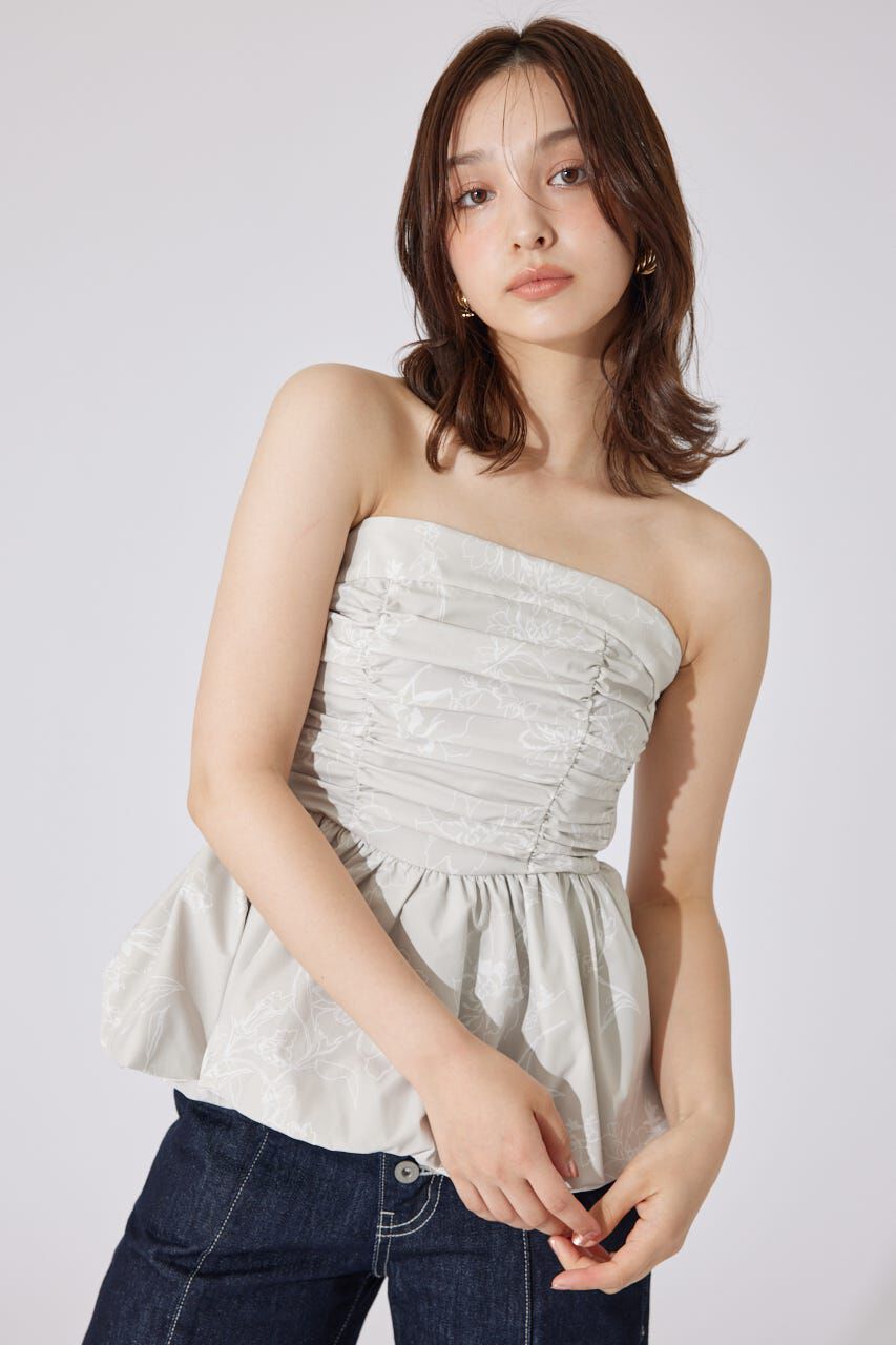 rienda「ペプラムベアトップス」|シャツ・ブラウス|