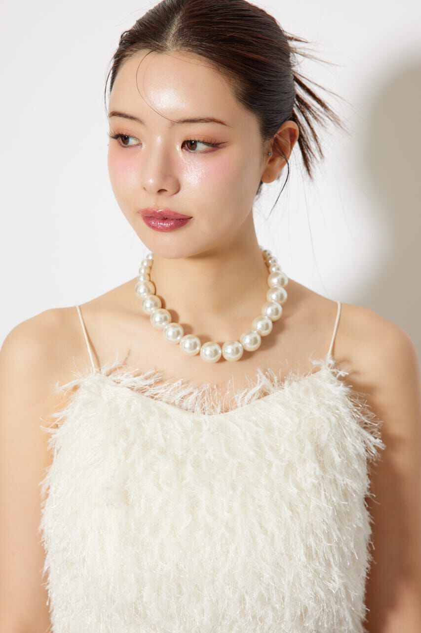 rienda「フェイクシアーフェザービスチェ」|キャミソール|