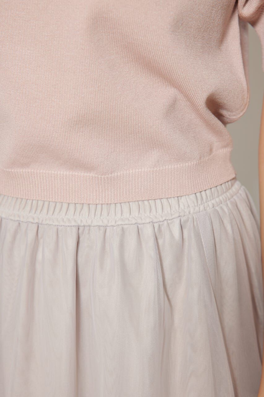 rienda「ジャガードロゴニットトップス」|ニット・セーター|