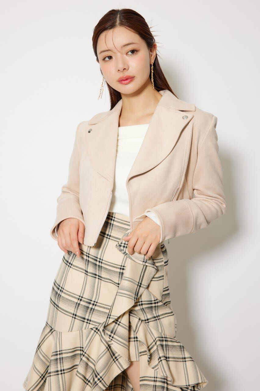 rienda「25AWフェイクスエードライダースジャケット」|その他|