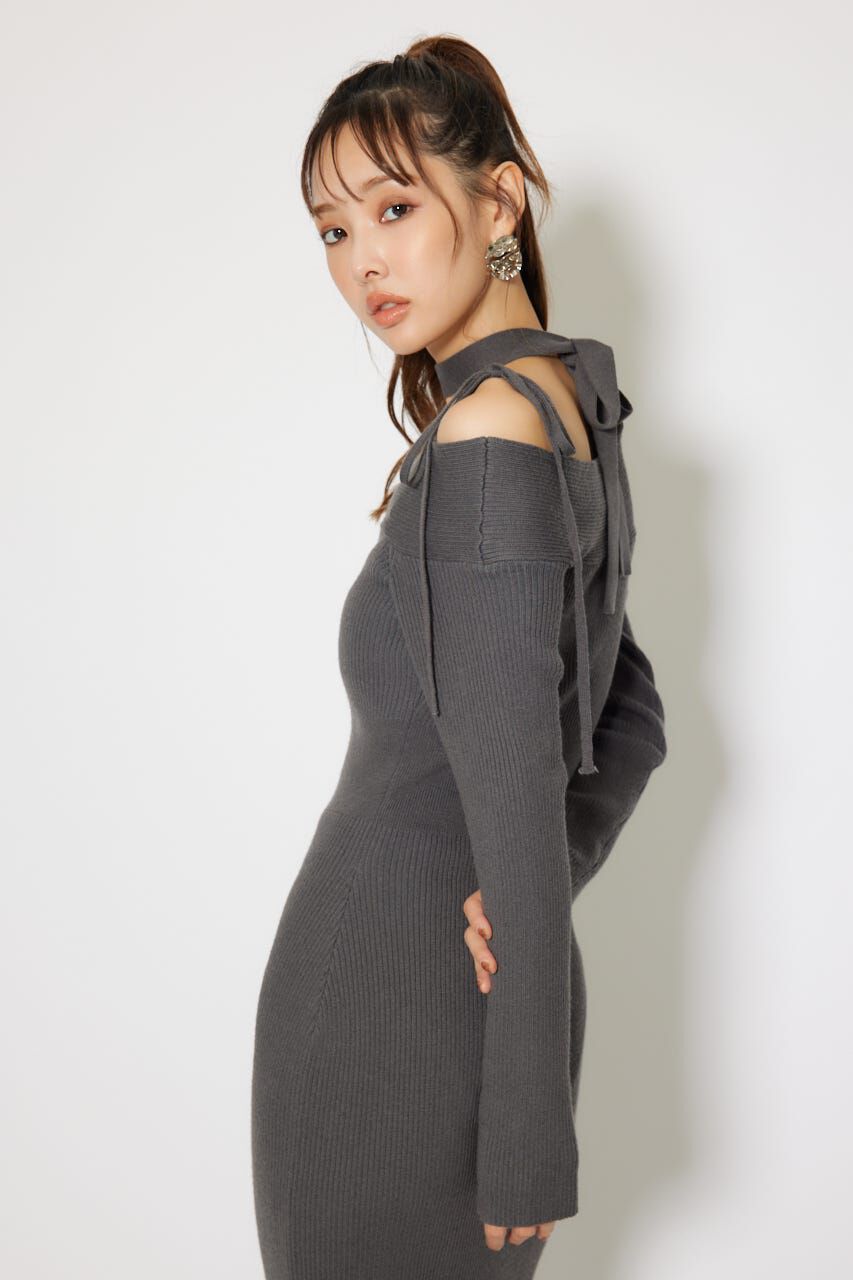 rienda「many wayワンショルニットワンピース」|ワンピース|