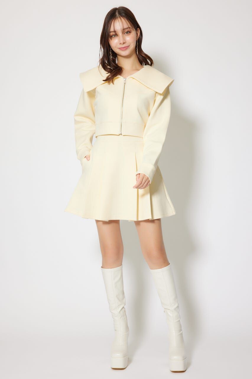 rienda「ダンボールニットジャストウエストスコートショートパンツ」|その他|