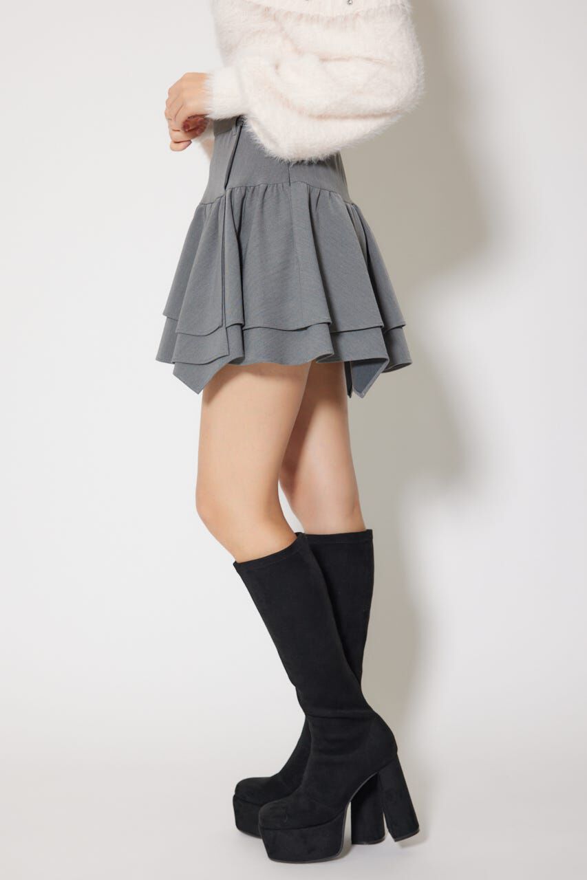 rienda「2WAYアシンメトリージャストウエストスカート」|スカート|