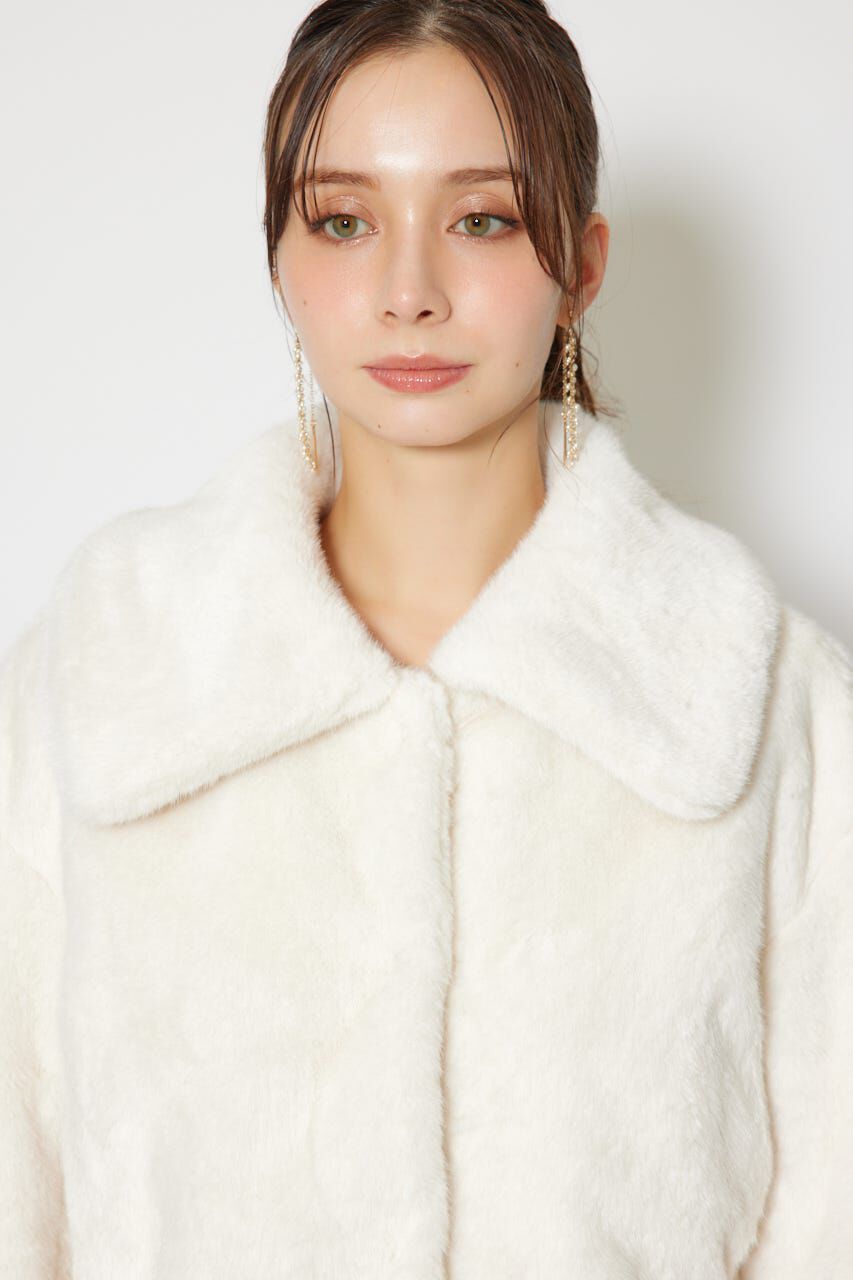 rienda「ショート丈ファージャケット」|その他|