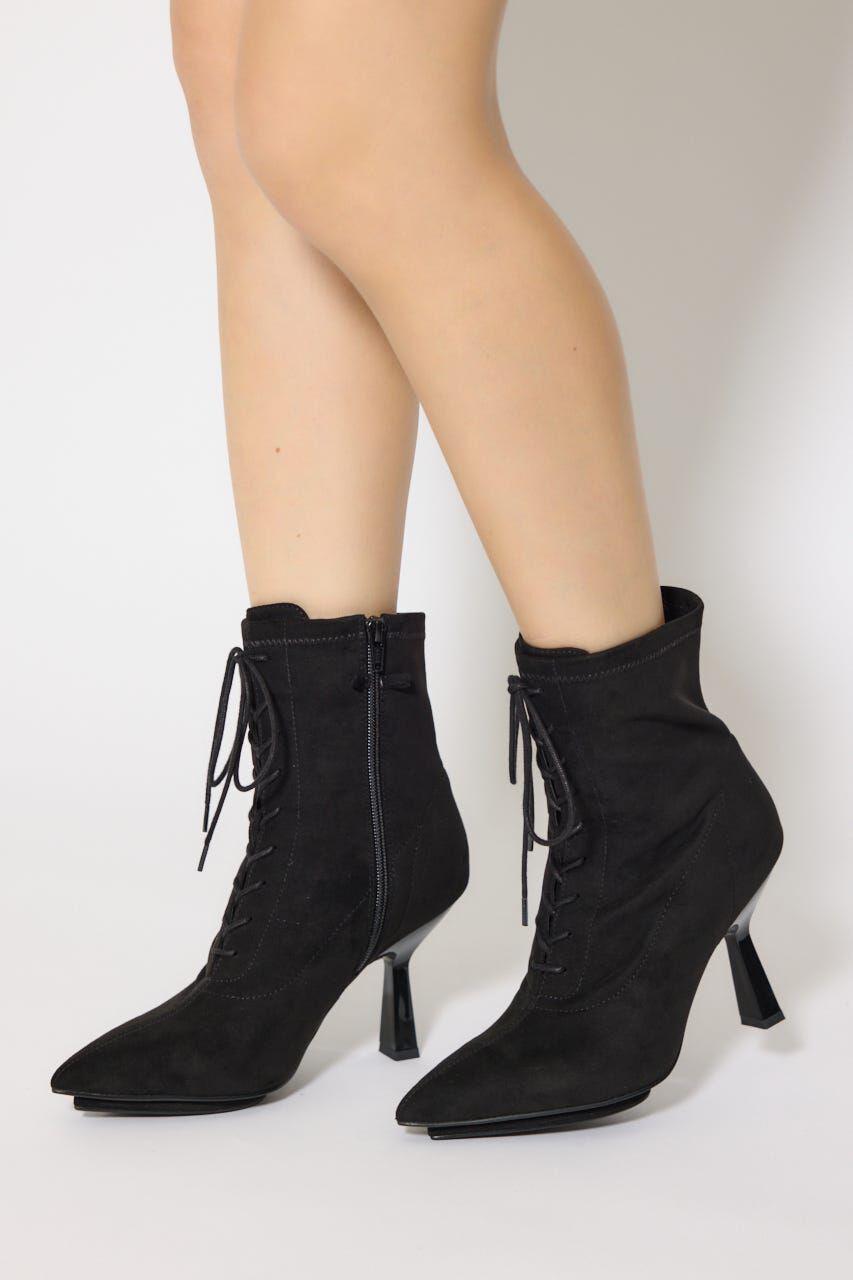 rienda「2WAYフェイクファーレースアップブーティー」|その他|