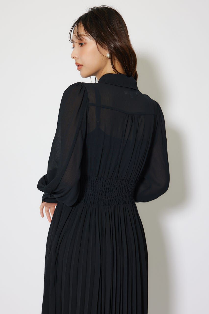 rienda「ラインフラワーボウタイワンピース」|ワンピース|