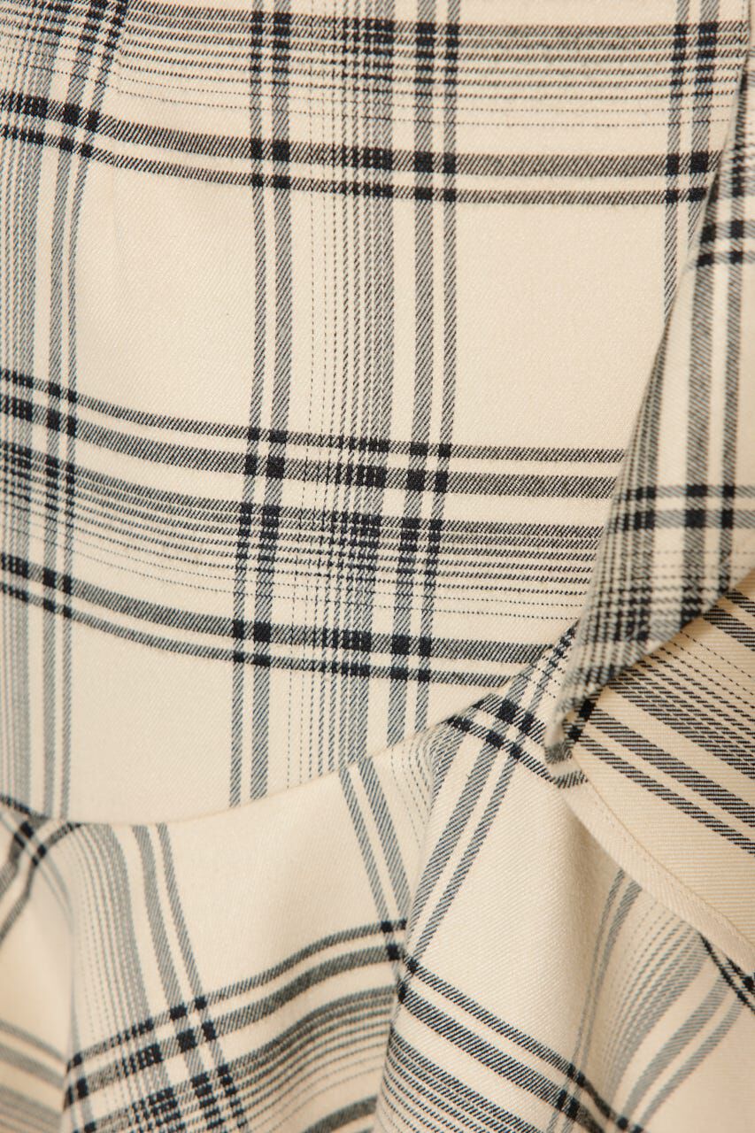 rienda「フリルスリットハイウエストスコートショートパンツ」|その他|