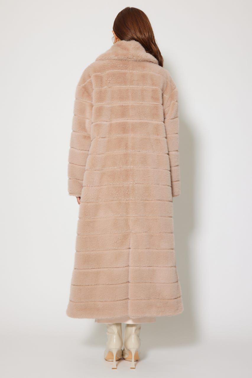 rienda「ニュアンスラインフェイクファーコート」|その他|