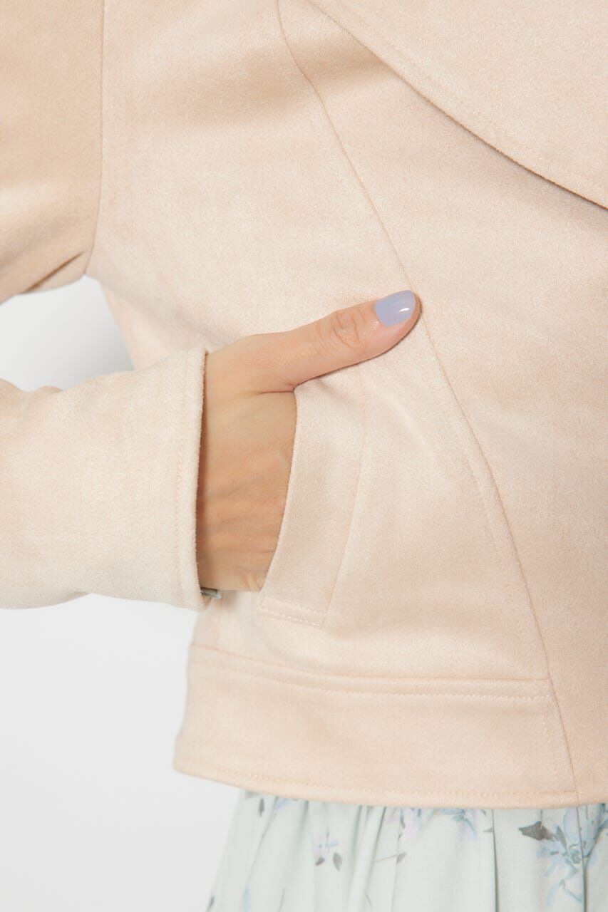 rienda「26SSフェイクスエードライダースジャケット」|その他|