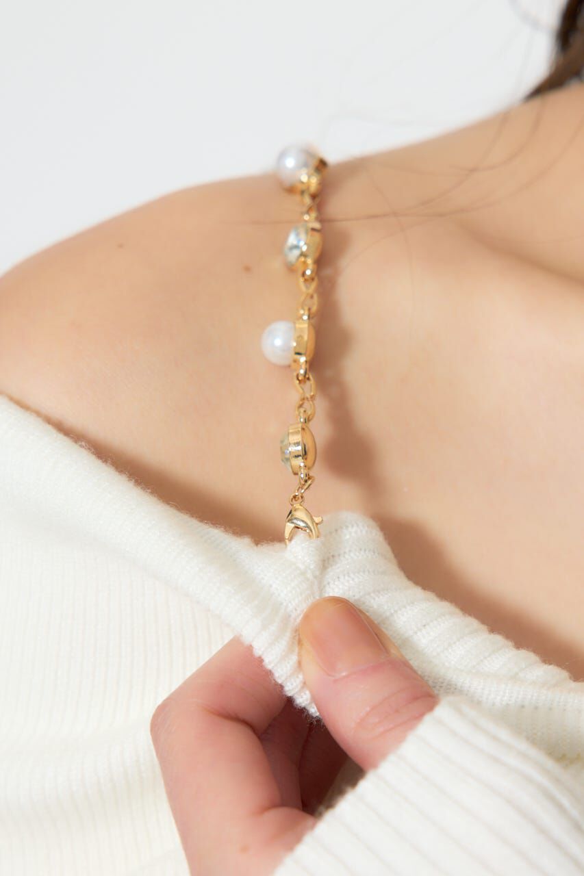 rienda「リボンデザインツイードニットワンピース」|ワンピース|