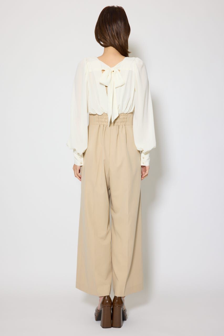 rienda「カシュクールデザインロンパース」|ワンピース|