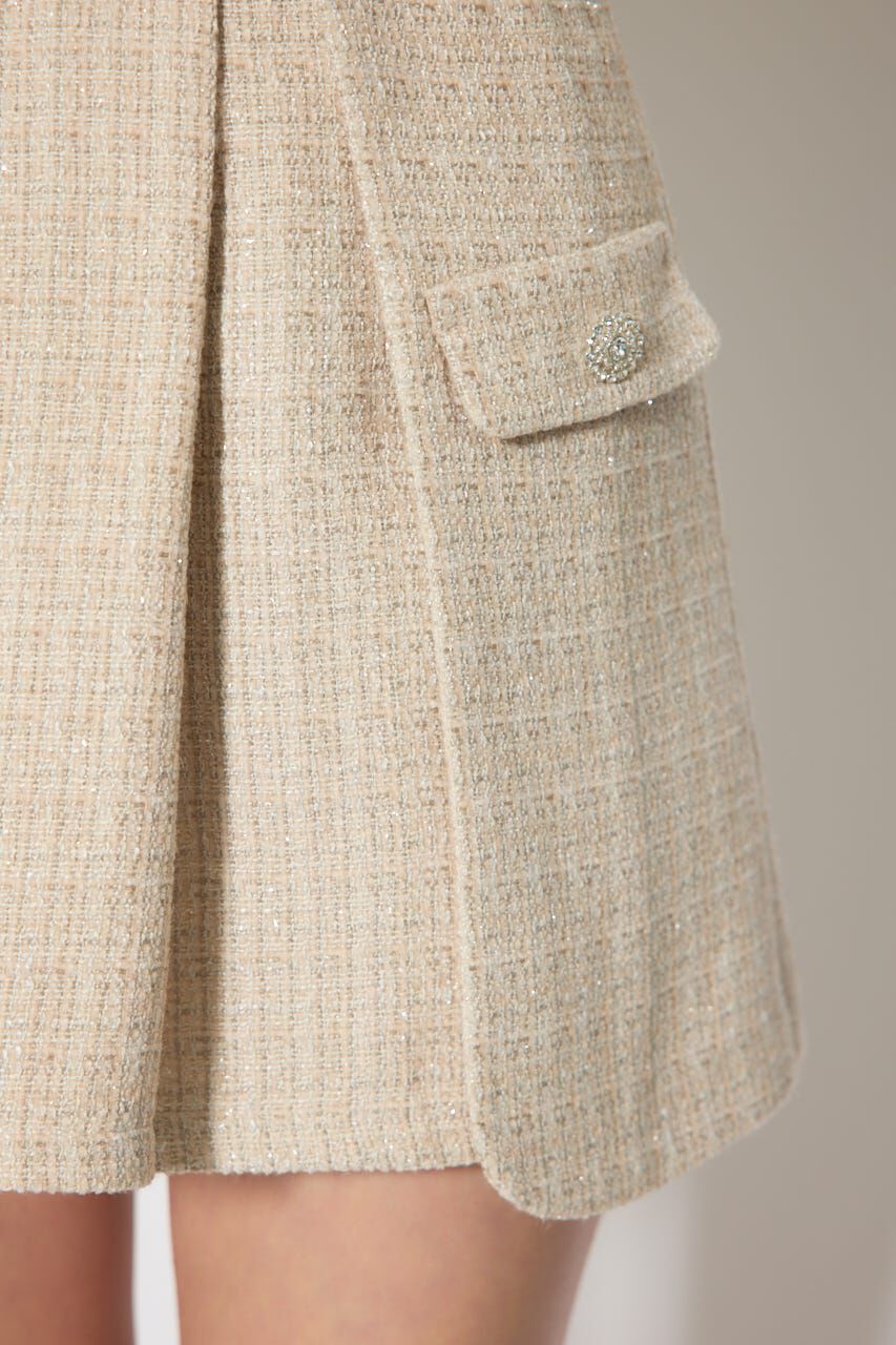 rienda「サイドラップツイードスコートショートパンツ」|その他|