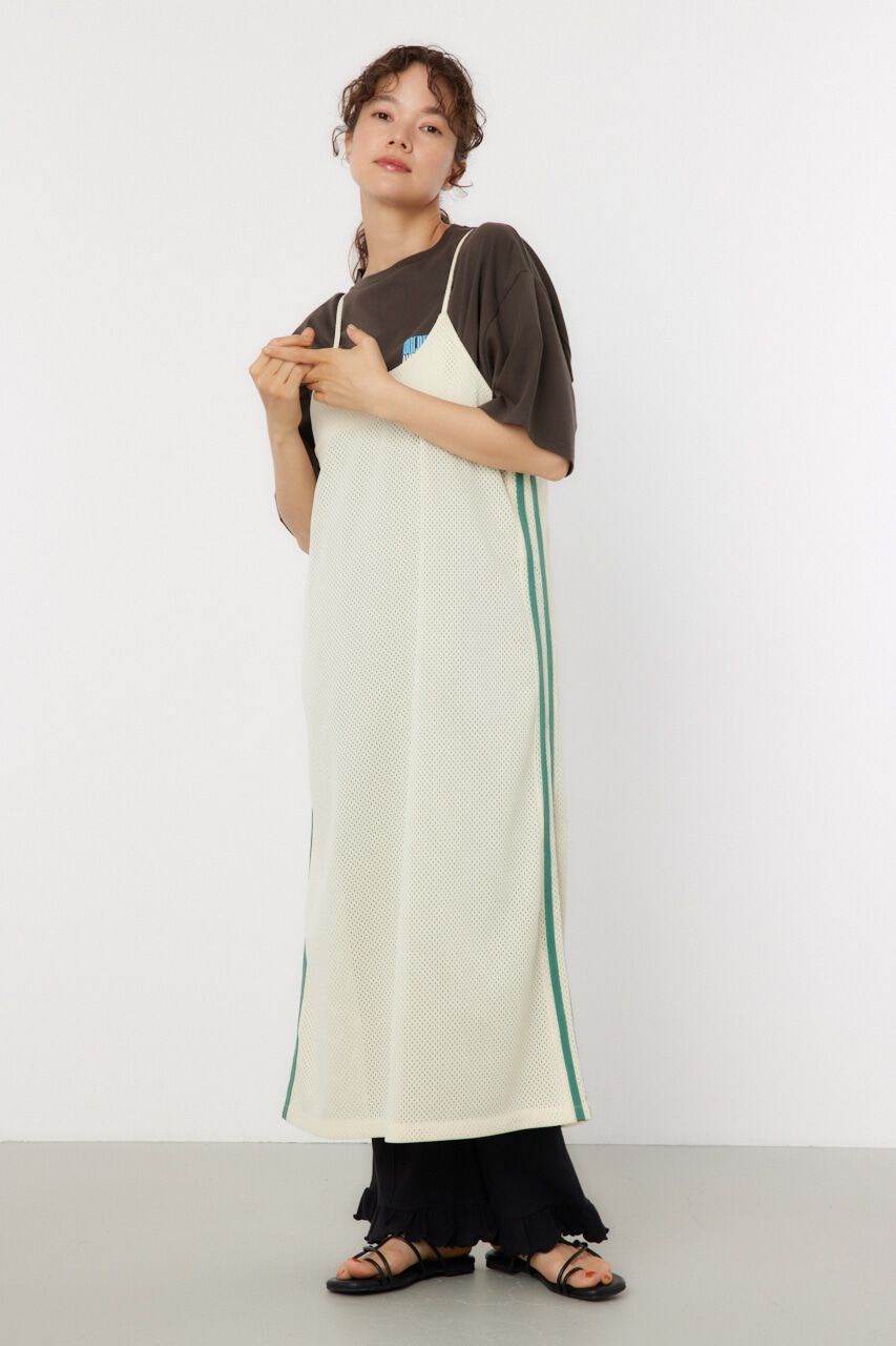 RODEO CROWNS「メッシュ切り替えラインキャミワンピース」|ワンピース|IVOY3