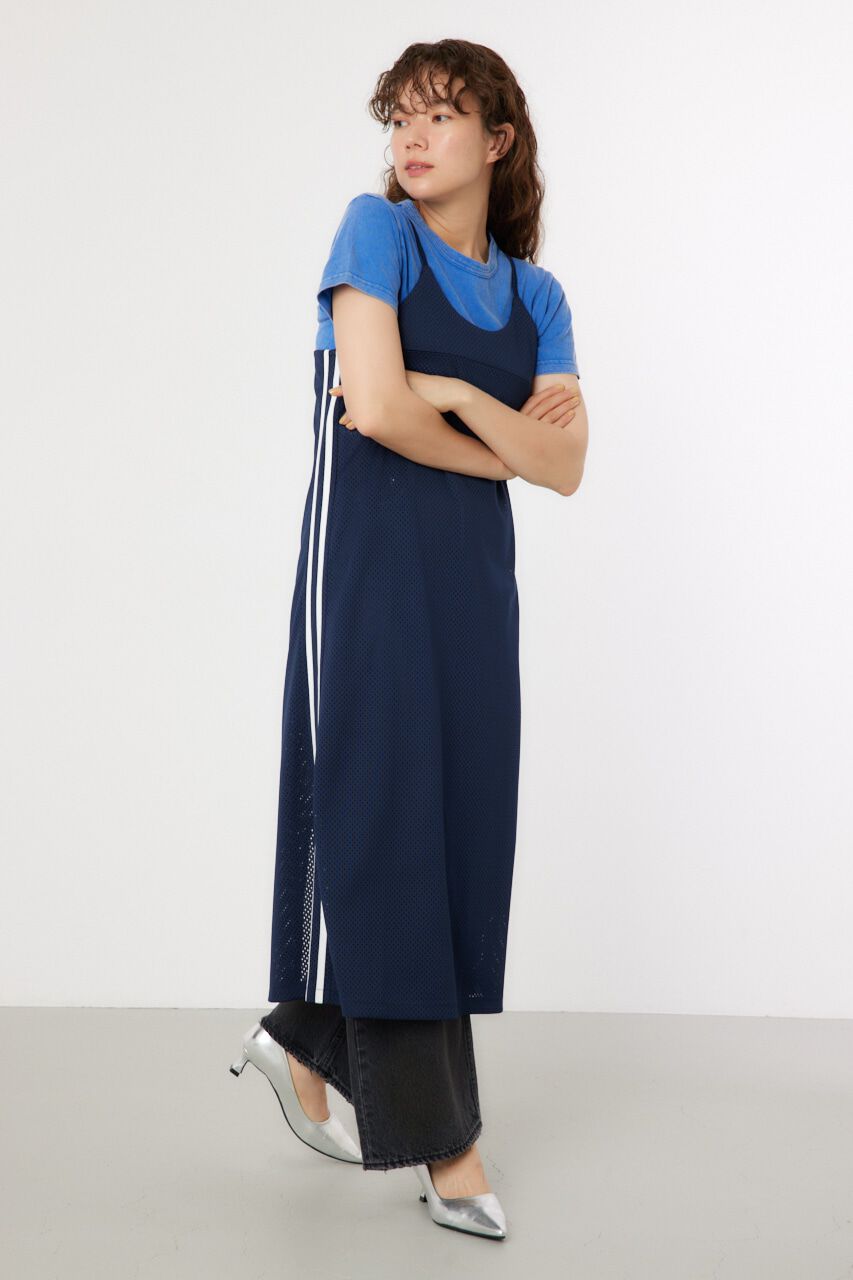 RODEO CROWNS「メッシュ切り替えラインキャミワンピース」|ワンピース|