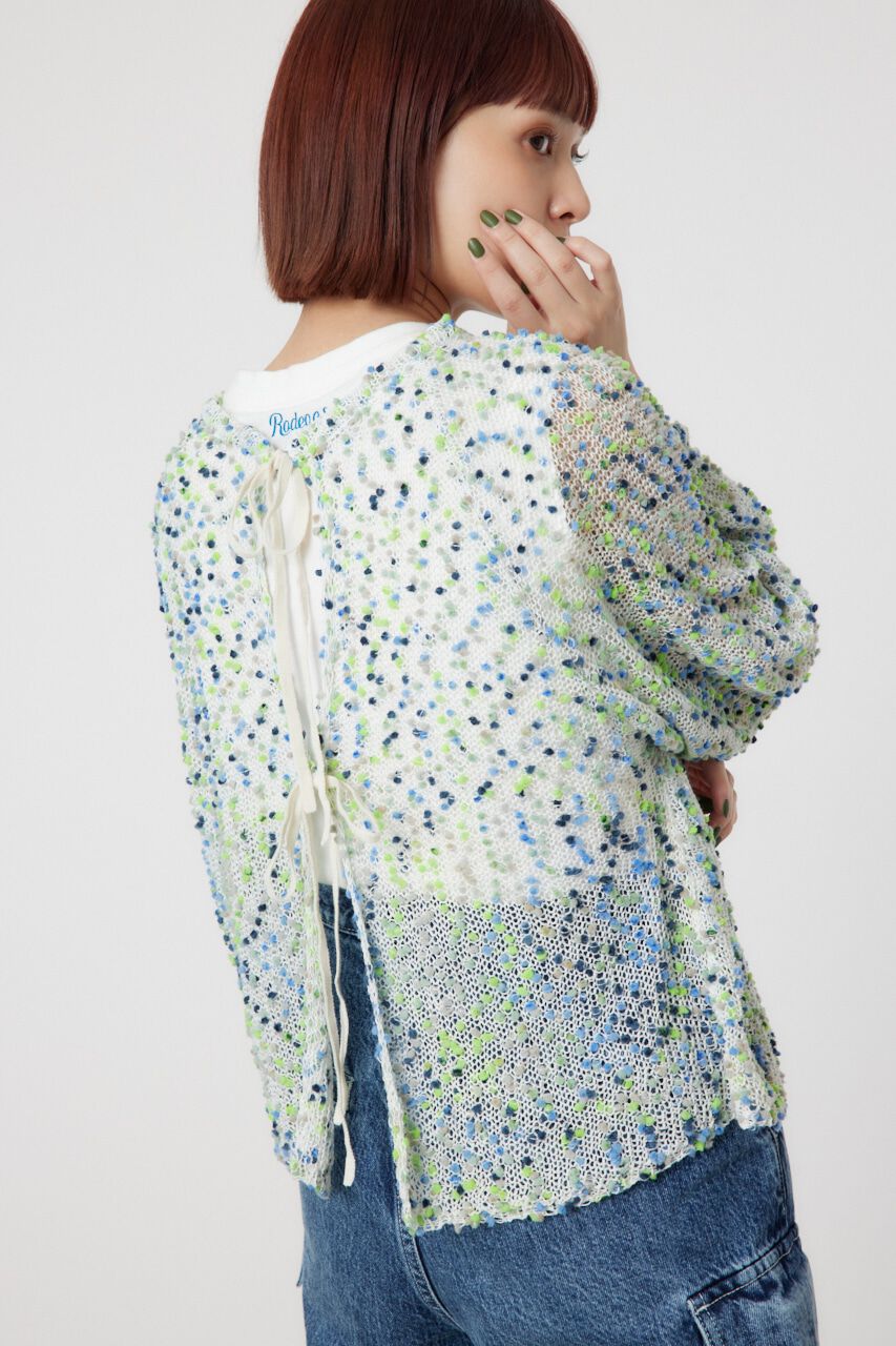 RODEO CROWNS「2WAYシアーネップニット」|ニット・セーター|