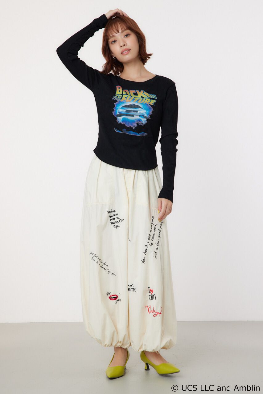 RODEO CROWNS「(BACK TO THE FUTURE)リブトップス」|Tシャツ・カットソー|