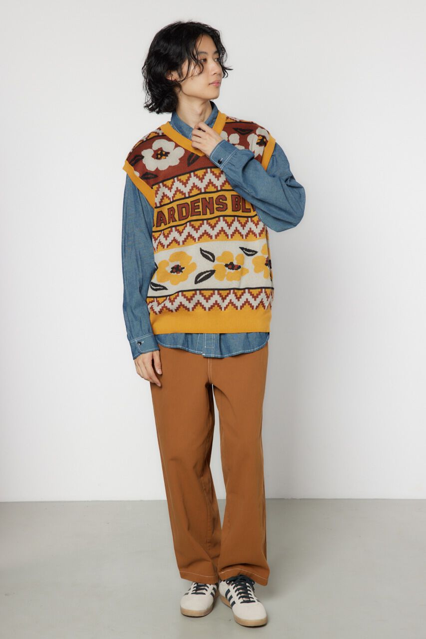 RODEO CROWNS「JQDニットベスト」|ニット・セーター|