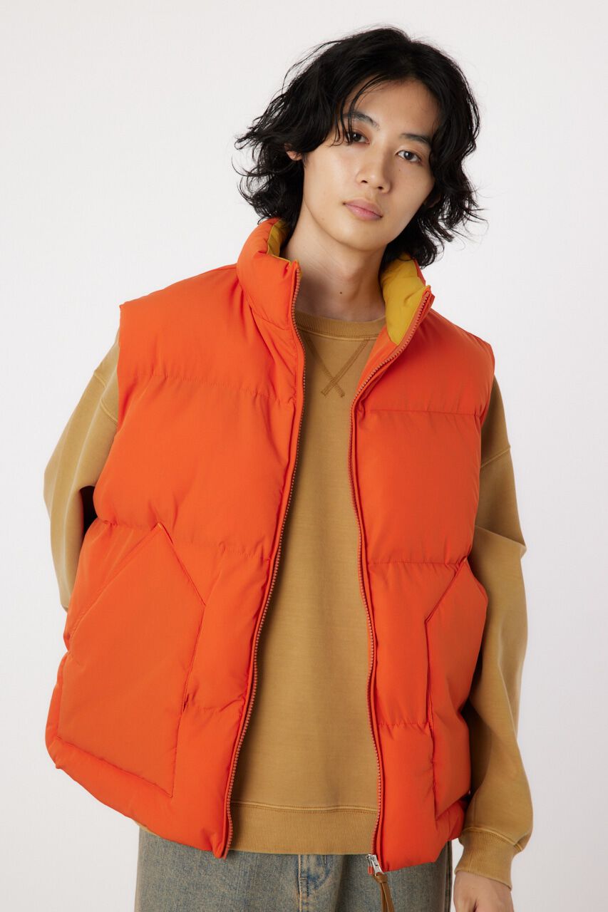 RODEO CROWNS「stand-neck パディングベスト」|ダウンベスト・ベスト|ORG