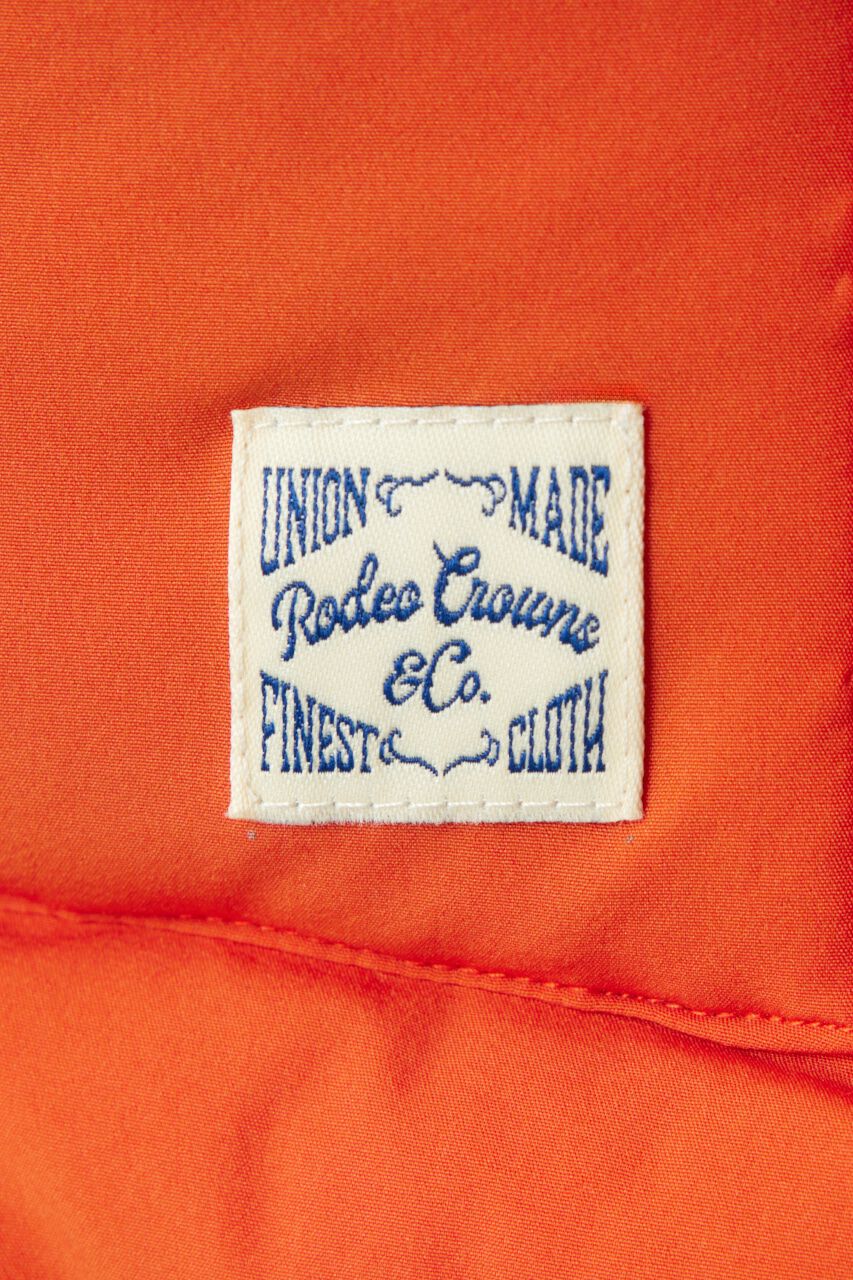 RODEO CROWNS「stand-neck パディングベスト」|ダウンベスト・ベスト|