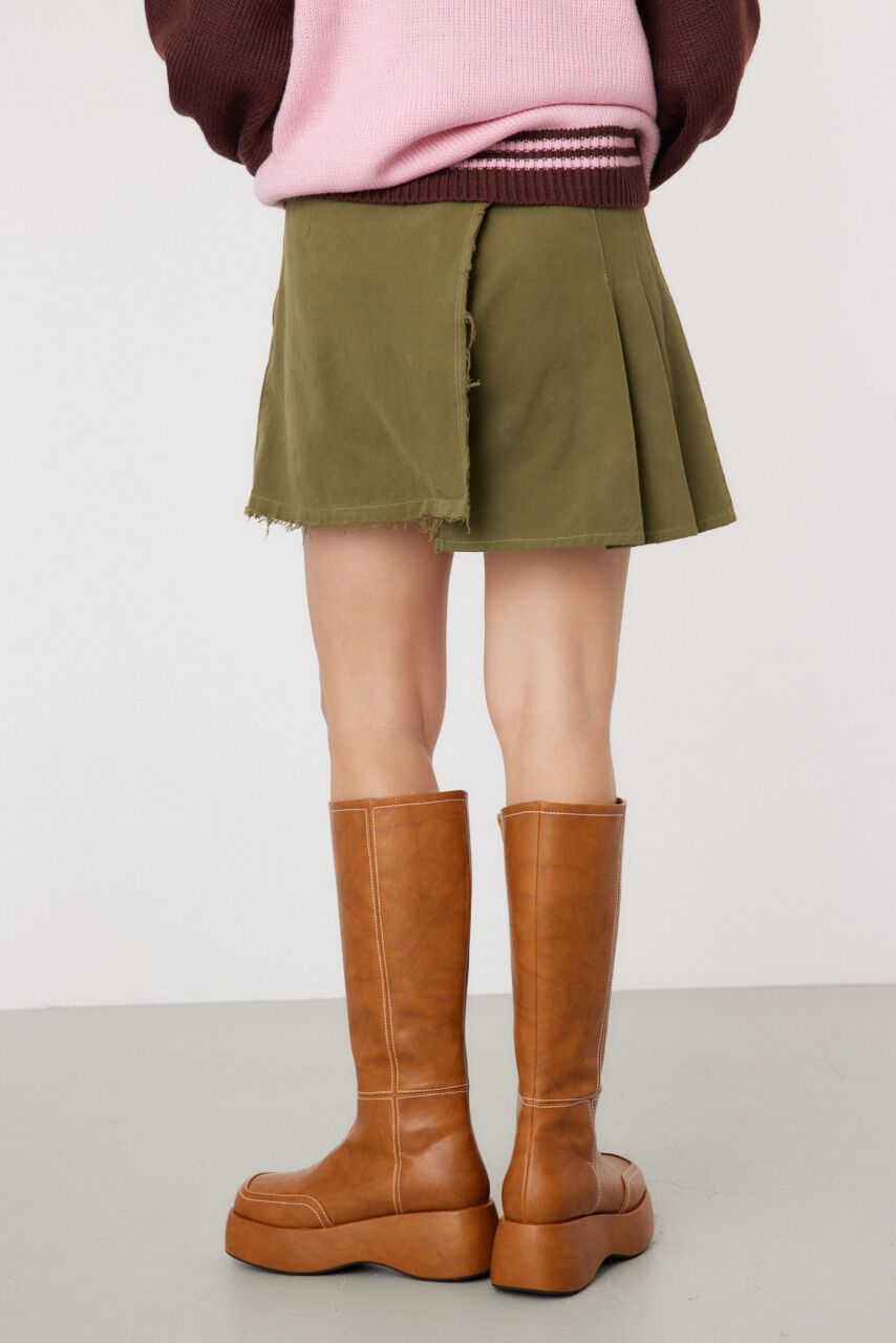 RODEO CROWNS「アシンメトリープリーツスカート」|スカート|