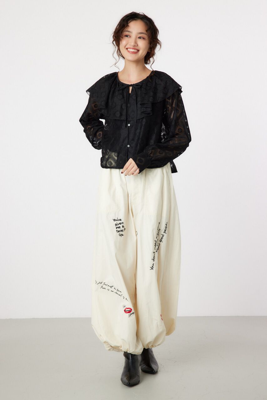 RODEO CROWNS「ラッフルレースボレロ」|シャツ・ブラウス|