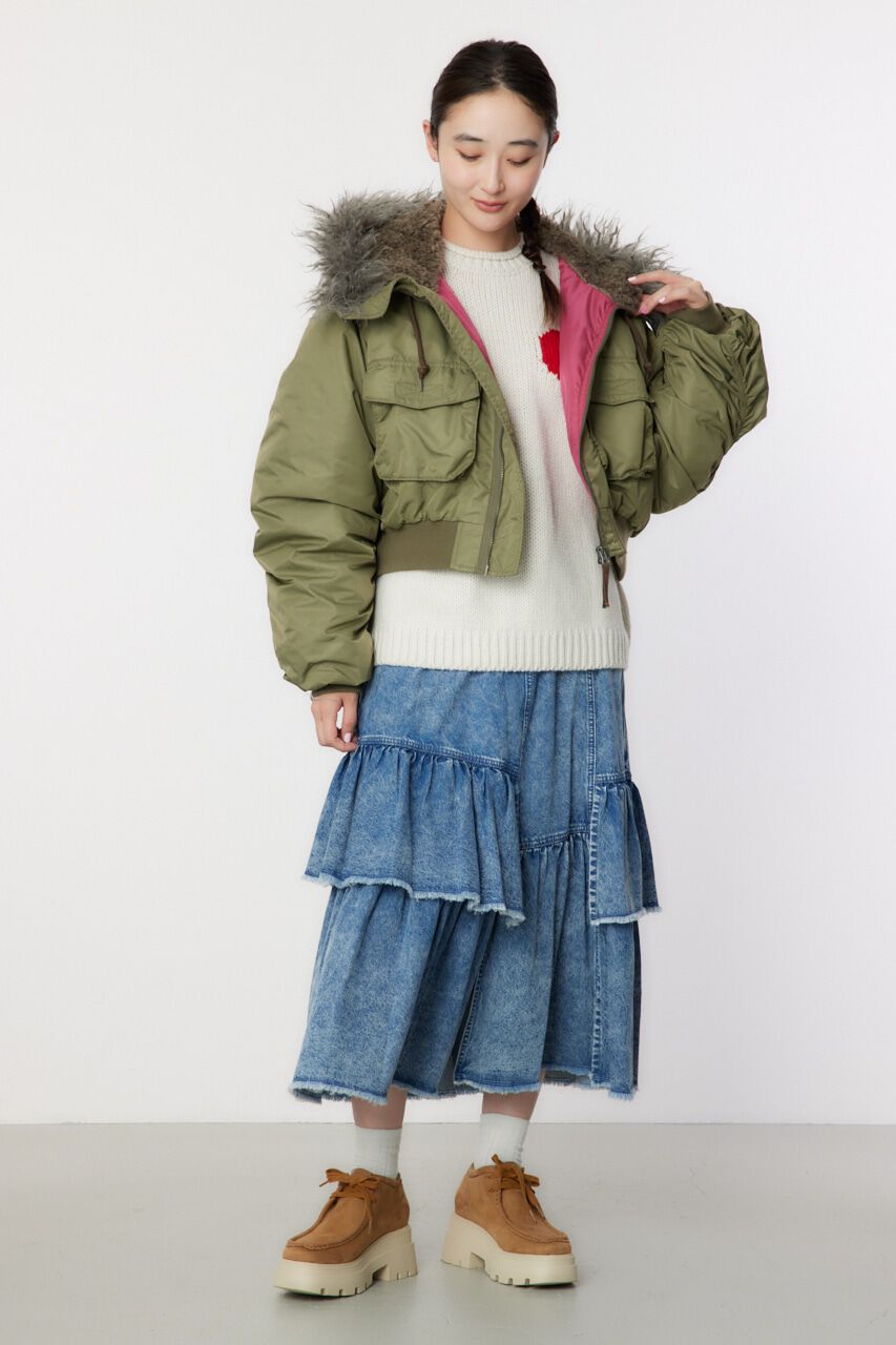 RODEO CROWNS「ショートN2-Bブルゾン」|ブルゾン・スタジャン|