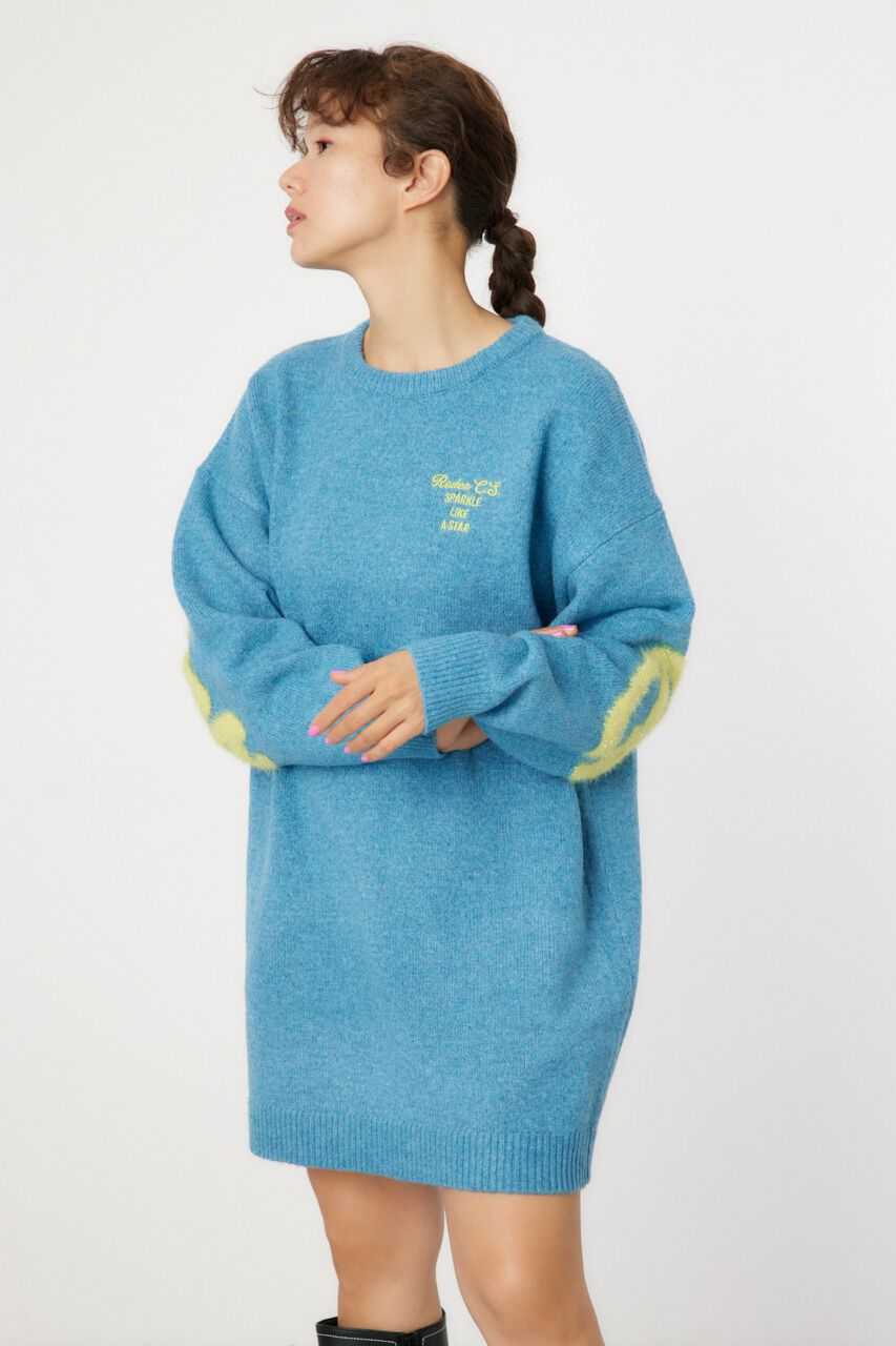 RODEO CROWNS「ラメシャギーロゴニットワンピース」|ワンピース|