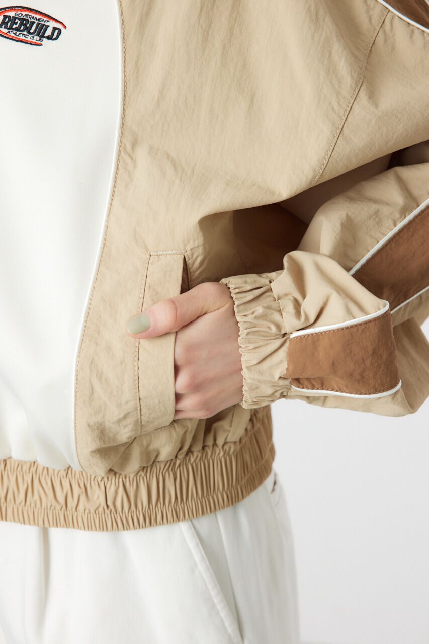 RODEO CROWNS「ナイロン&times;ジャージトラックジャケット」|ブルゾン・スタジャン|