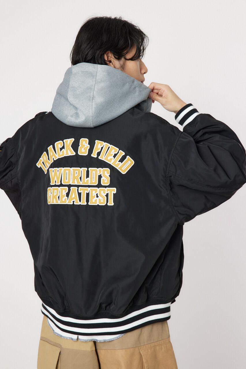 RODEO CROWNS「フーデッドアワードジャケット」|ブルゾン・スタジャン|