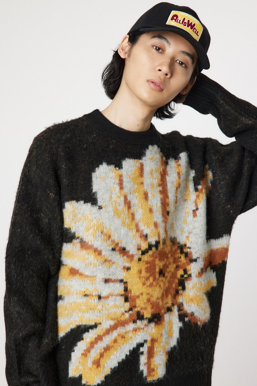 RODEO CROWNS「ビッグフラワーニット」|ニット・セーター|