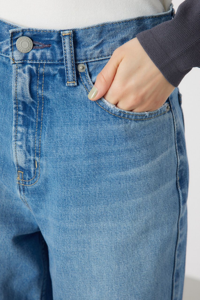 RODEO CROWNS「フレア バギーパンツ」|デニム|