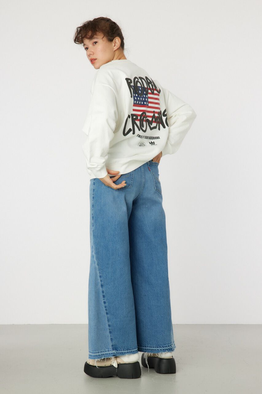 RODEO CROWNS「graffiti flagスウェットトップス」|パーカー|