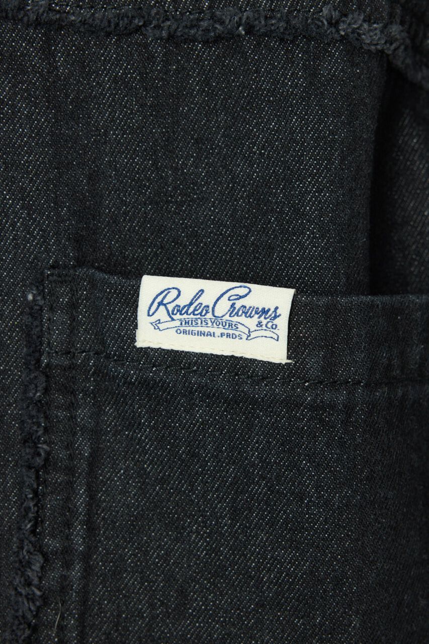 RODEO CROWNS「フリンジワイドデニムジャケット」|デニムジャケット|
