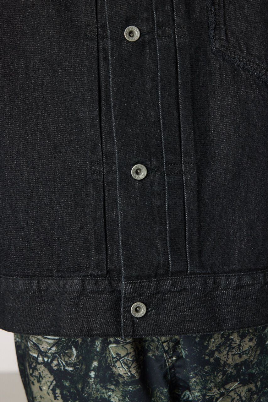 RODEO CROWNS「フリンジワイドデニムジャケット」|デニムジャケット|