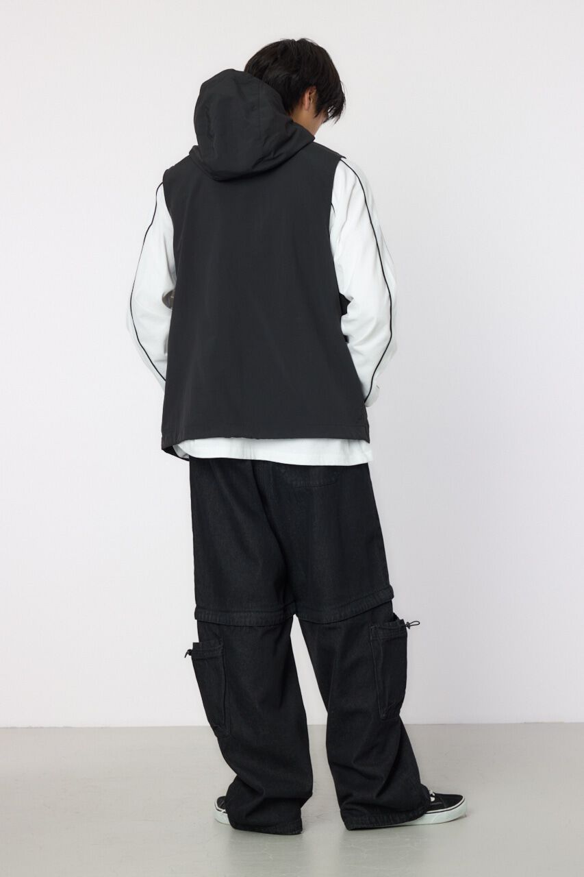 RODEO CROWNS「ドロストフーデッドベスト」|ダウンベスト・ベスト|