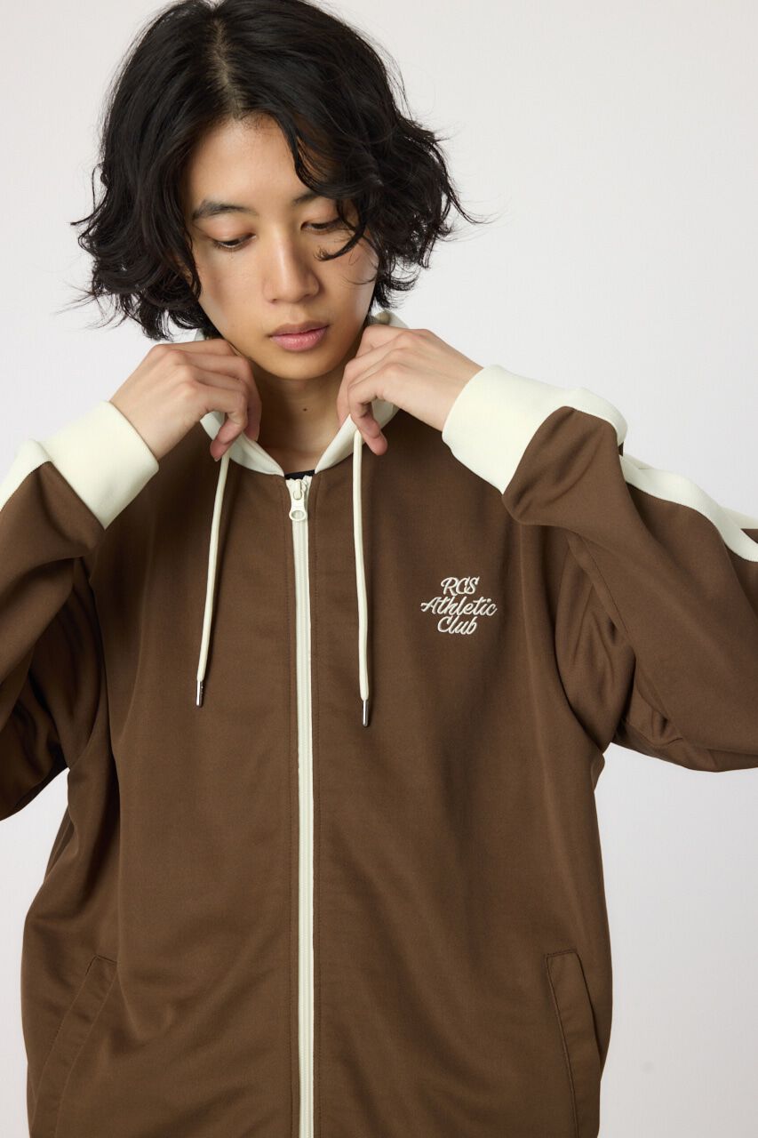 RODEO CROWNS「ジャージージップフーディー」|パーカー|BRN