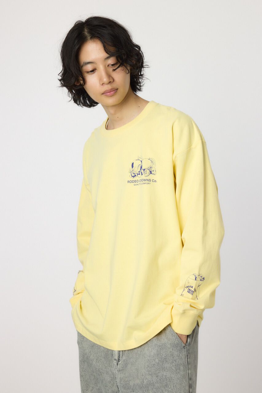 RODEO CROWNS「フルーツロゴロングスリーブTシャツ」|Tシャツ・カットソー|