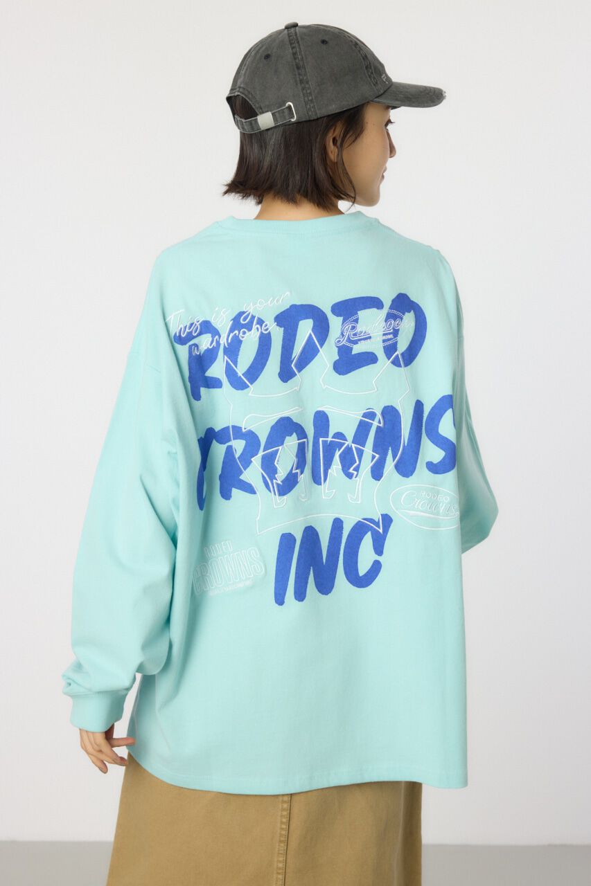 RODEO CROWNS「BACK SKETCH LOGO ロングTシャツ」|Tシャツ・カットソー|